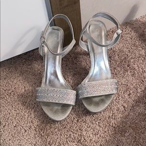 silver heels